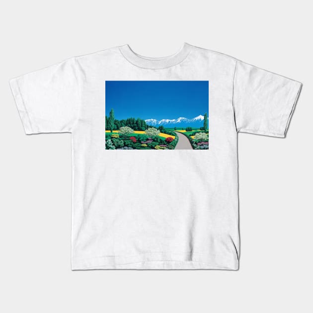 Hiroshi Nagai Prints Poster Art for Sale Kids T-Shirt by HipHopTees